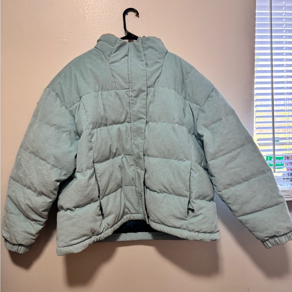 Light Blue Puffer Jacket